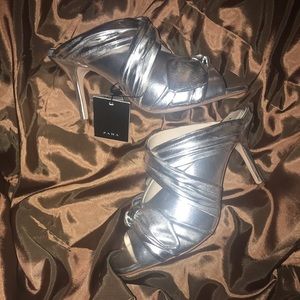 Silver Pumps by Zara